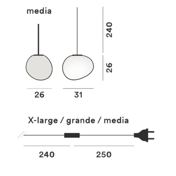 267-31cm GREGG OUTDOOR κρεμαστό φωτιστικό εξωτερικού χώρου