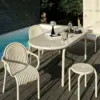 Groove-Large-Obround-Outdoor-Table-Putty-Weather-Resistant-Aluminium-2_2400x1800_ambiance GROOVE ΤΡΑΠΕΖΙ