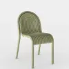 Groove-Outdoor-Side-Chair-Moss-Weather-Resistant-λιγητ Groove καρέκλα σετ των 2