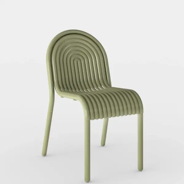 Groove-Outdoor-Side-Chair-Moss-Weather-Resistant-λιγητ Groove καρέκλα σετ των 2