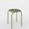 Groove-Outdoor-Stool-GREEN Groove σκαμπό σετ των 2